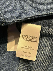 Denim Hearts  - Corsagetop - Size: L