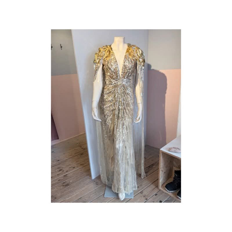 Jenny Packham x 007 Goldfinger  - Gallakjole - Size: S