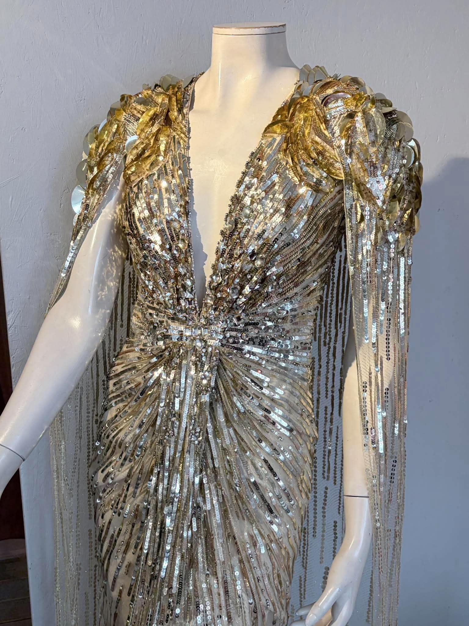Jenny Packham x 007 Goldfinger  - Gallakjole - Size: S