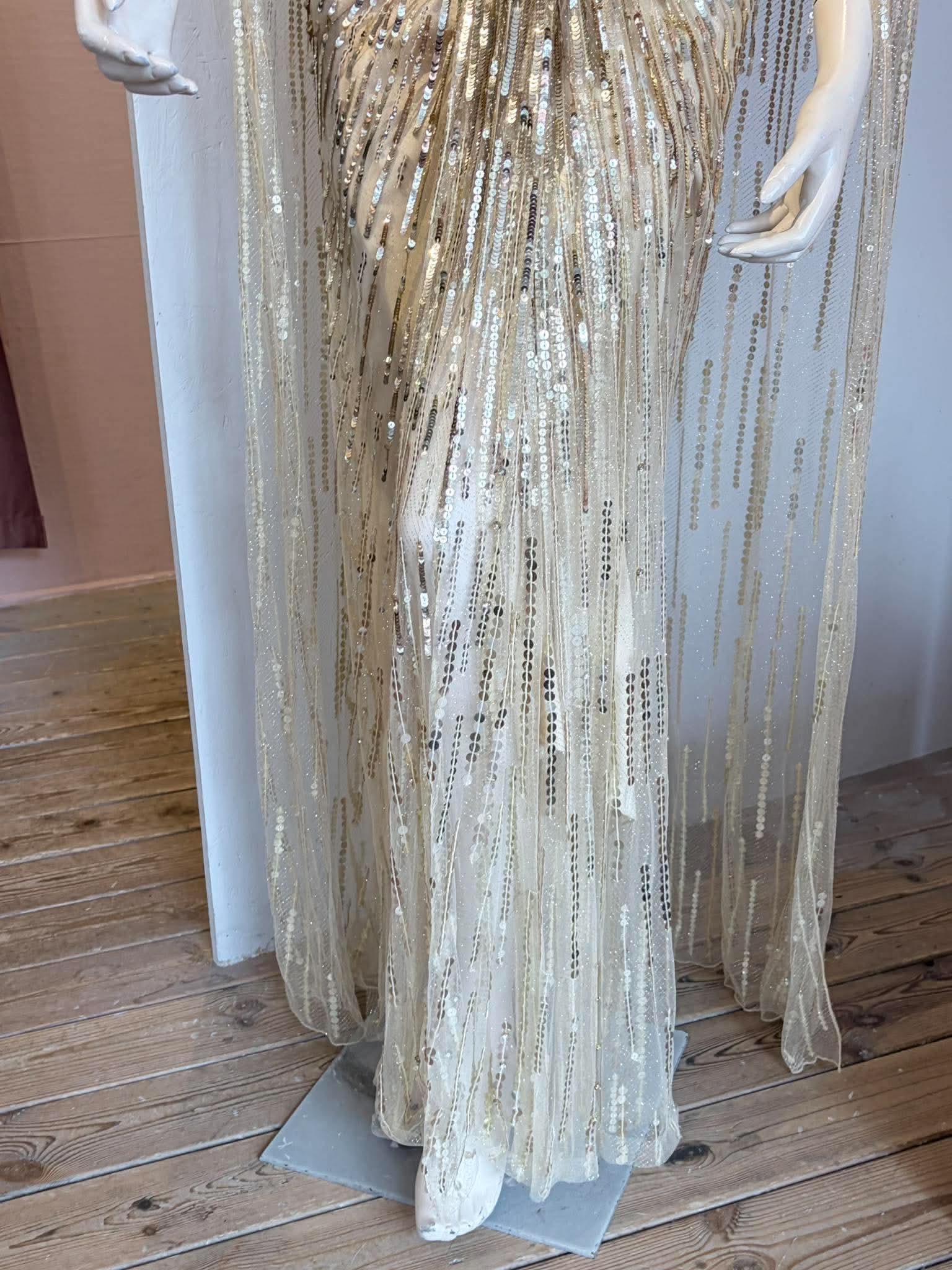 Jenny Packham x 007 Goldfinger  - Gallakjole - Size: S