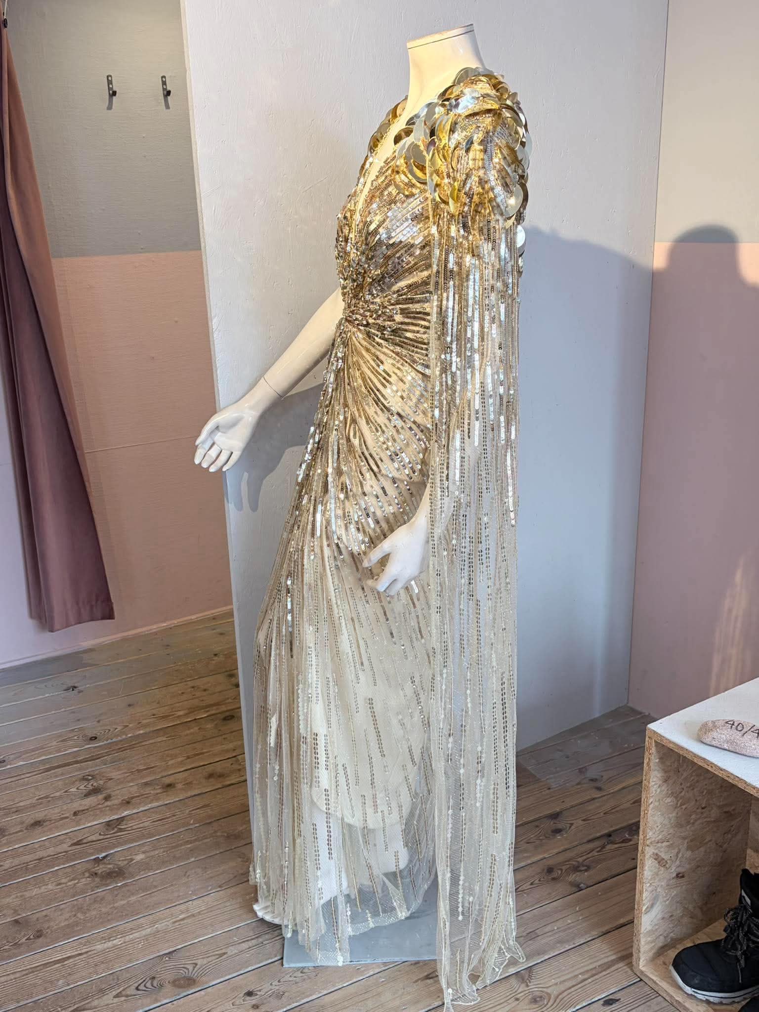 Jenny Packham x 007 Goldfinger  - Gallakjole - Size: S