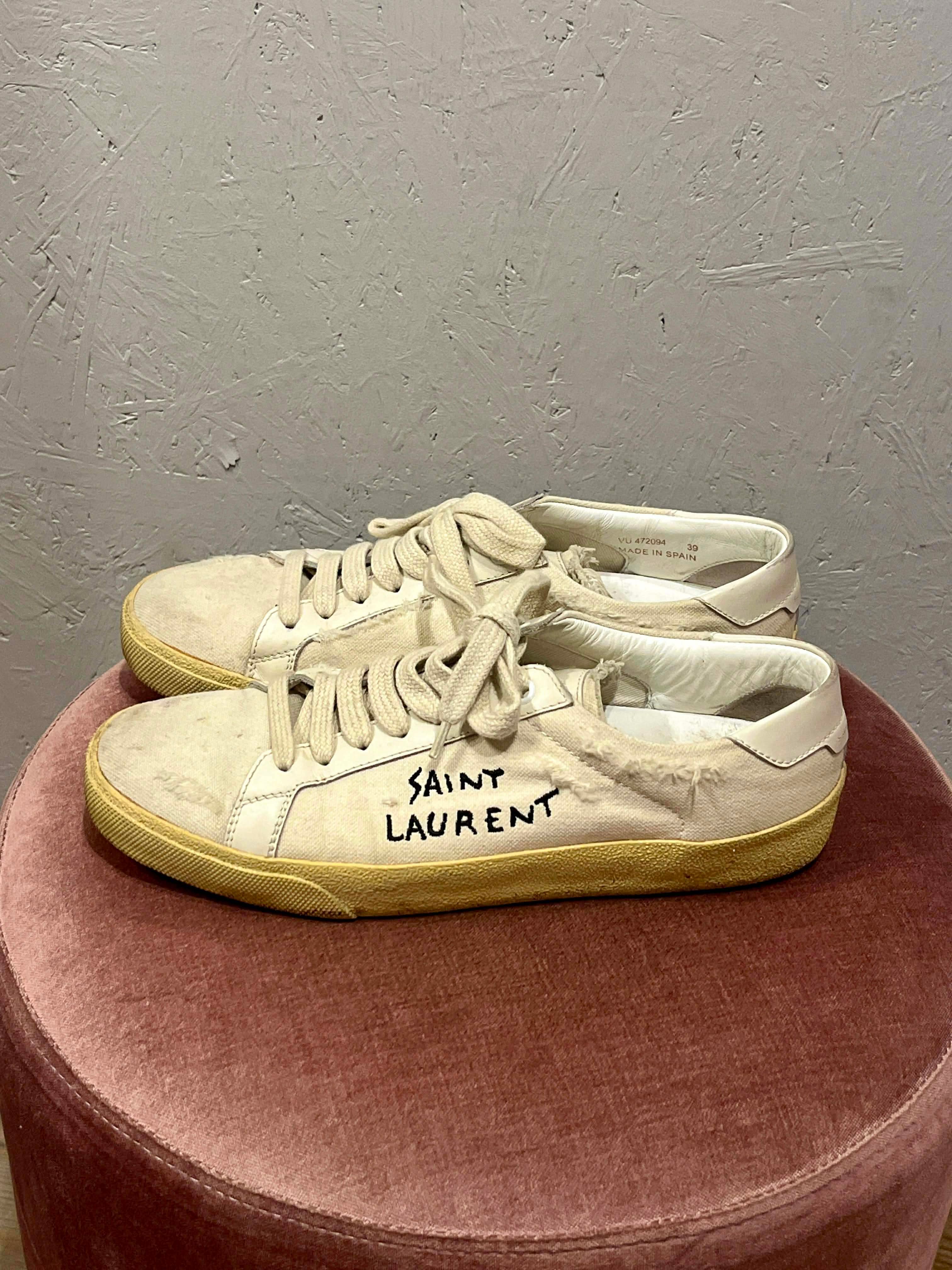 Saint Laurent - Sneakers - Size: 39