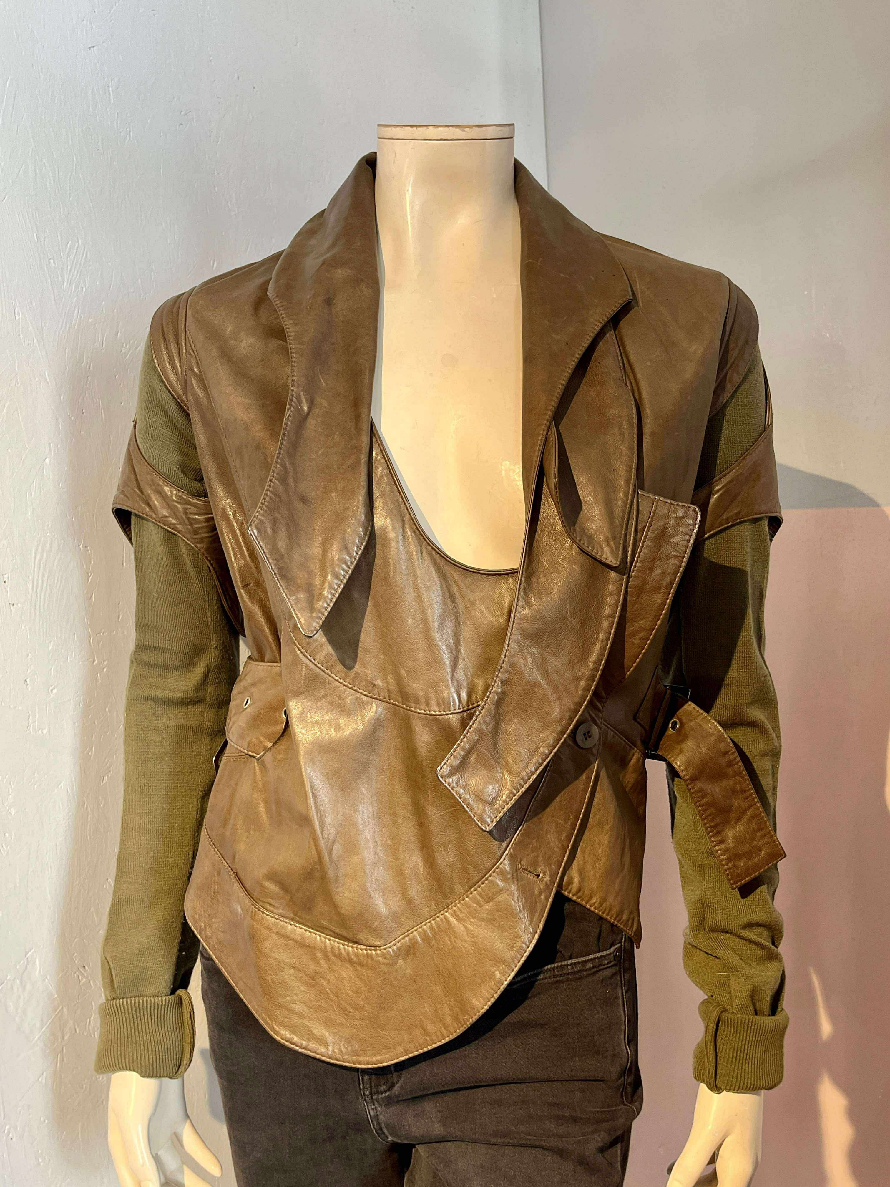Ann Hagen - Skindjakke - Size: 38