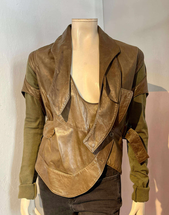 Ann Hagen - Skindjakke - Size: 38