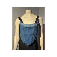 Denim Hearts  - Corsagetop - Size: L