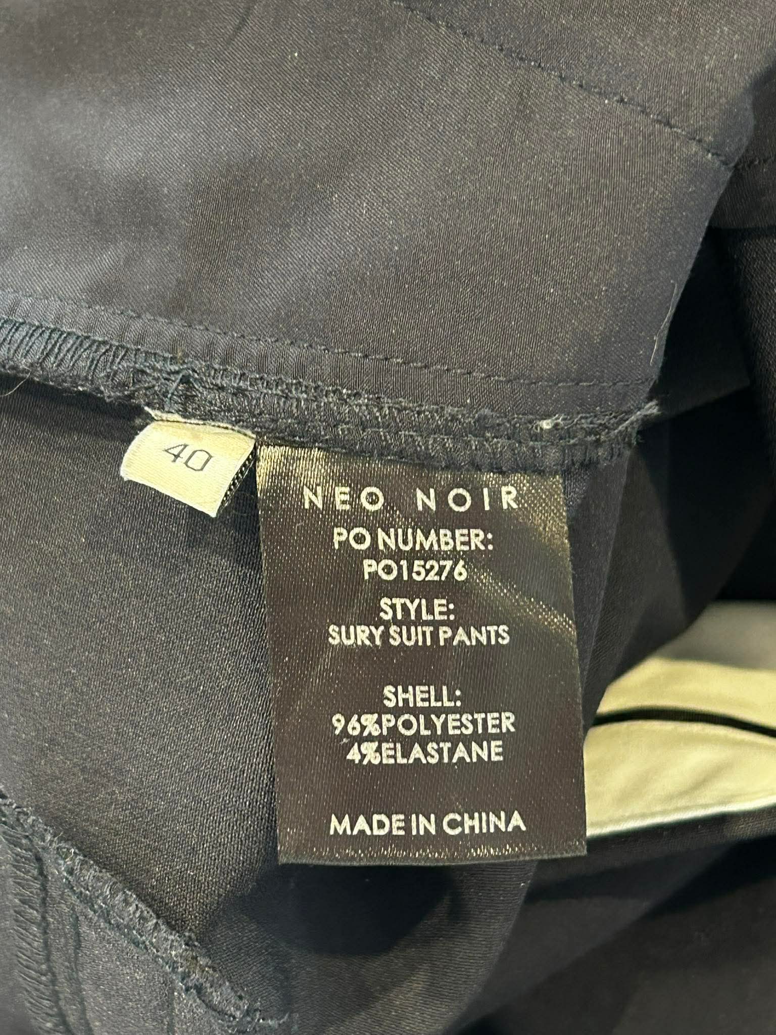 Neo Noir - Bukser - Size: 40