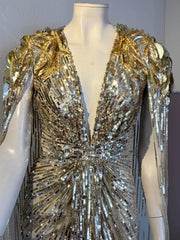 Jenny Packham x 007 Goldfinger  - Gallakjole - Size: S