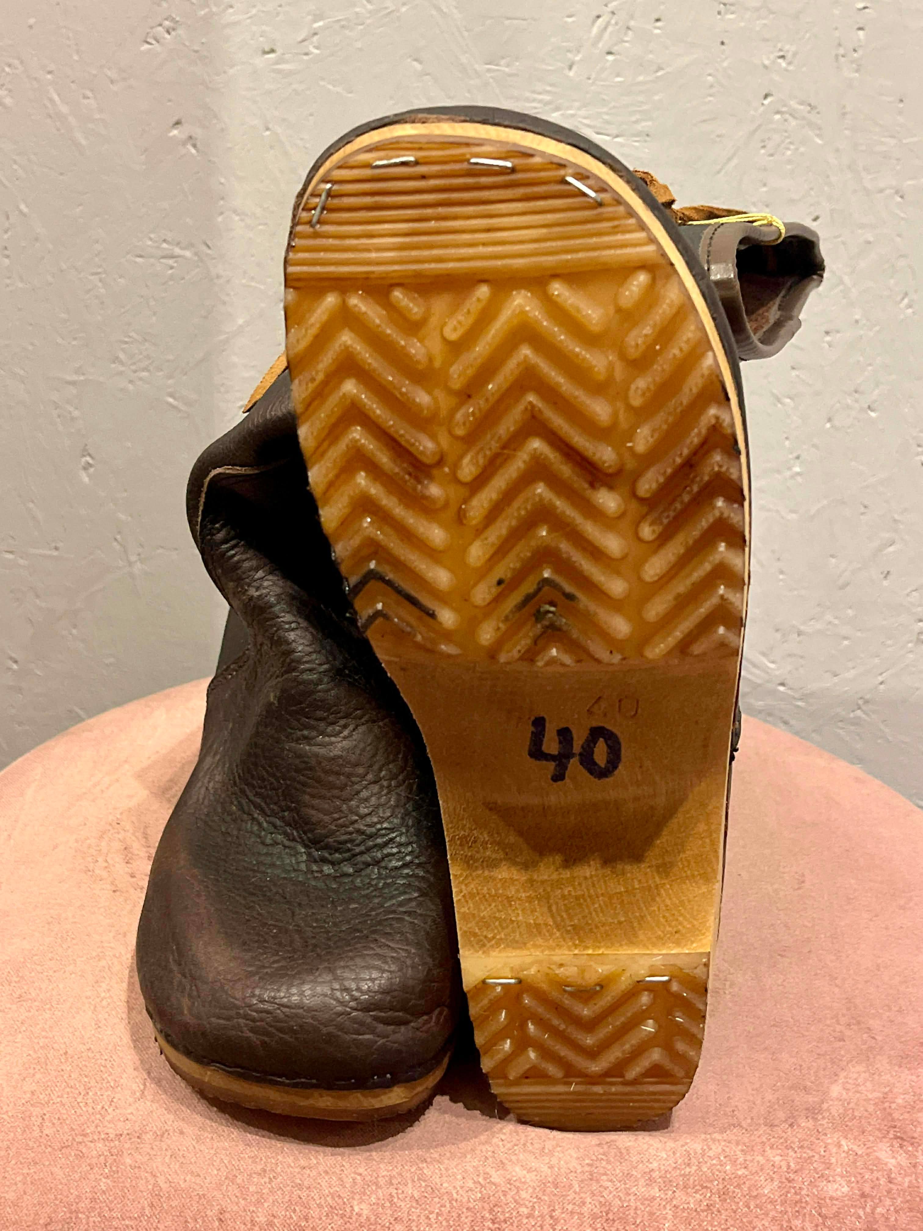 Lorenz Hamann Preetz/håndlavede - Træskostøvler - Size: 40