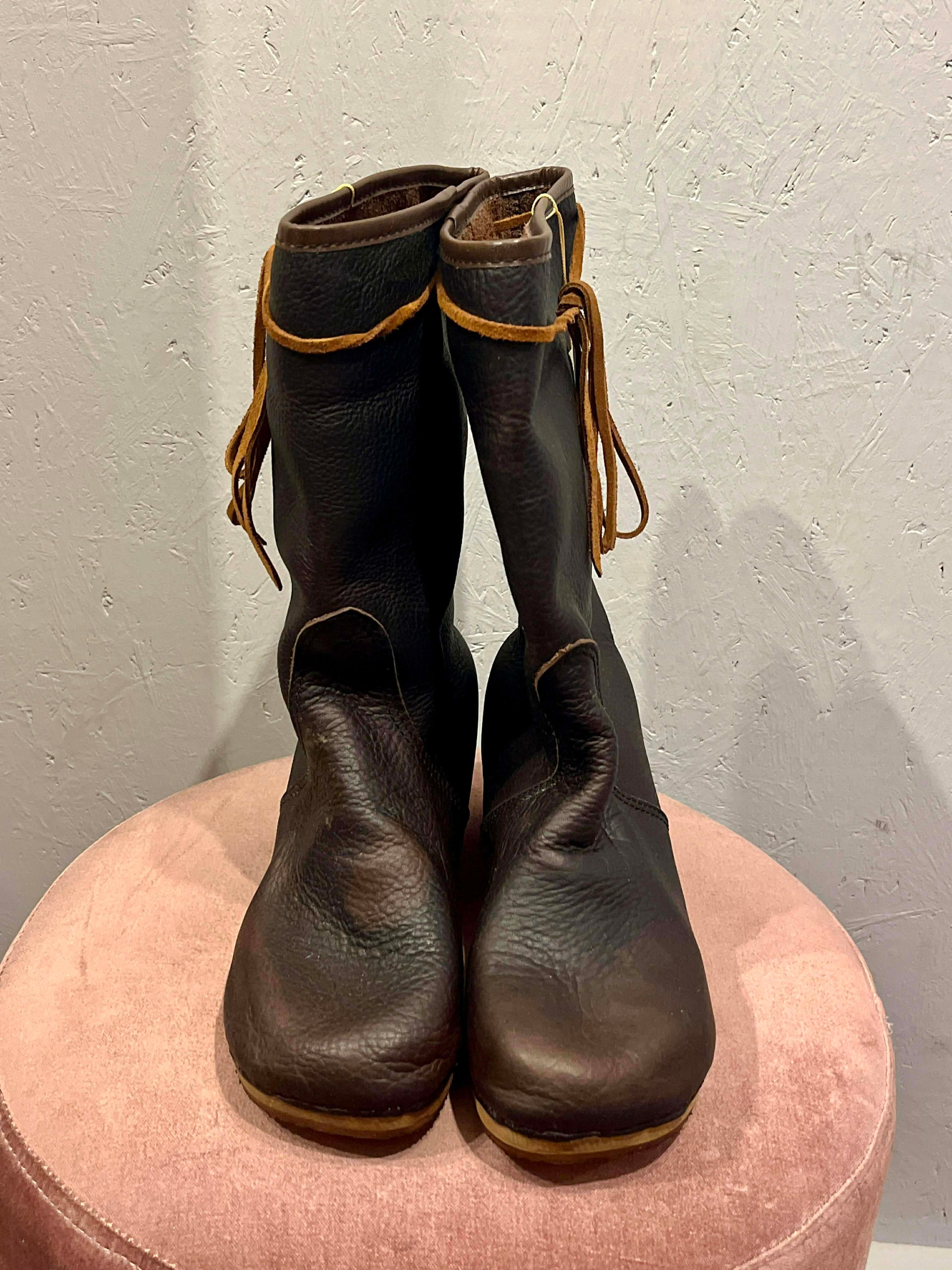 Lorenz Hamann Preetz/håndlavede - Træskostøvler - Size: 40