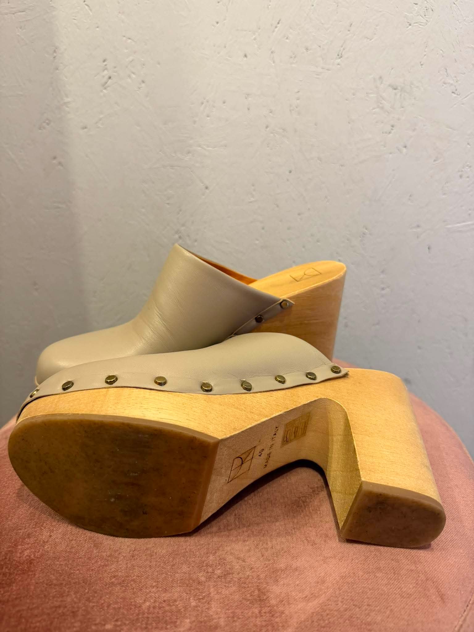 Yvonne Koné - Træsko - Size: 40