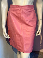 Vintage - Skindnederdel - Size: S