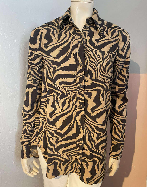 Ganni - Skjorte - Size: 36