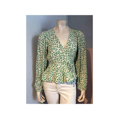 Ganni - Slå-om bluse - Size: 36