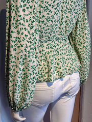 Ganni - Slå-om bluse - Size: 36