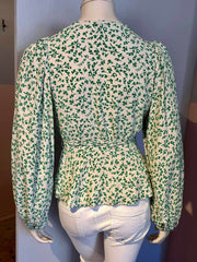 Ganni - Slå-om bluse - Size: 36