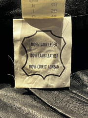 Ava Leather Art Work - Skindbukser - Size: 46